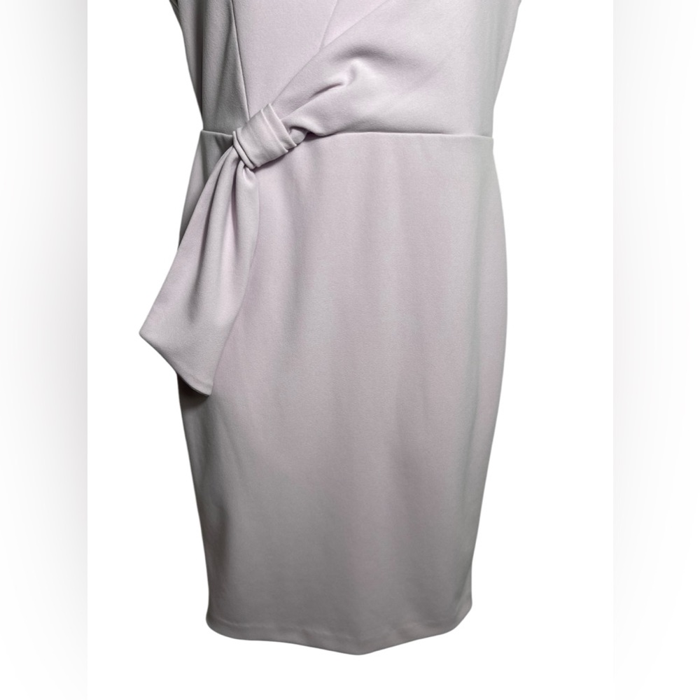 NWT Calvin Klein dress size 4 petite light pink‎ sheath dress with bow 🩷🩷 - Picture 5 of 10
